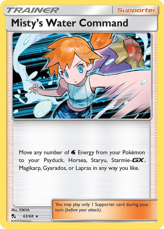 Misty's Water Command - Rare - Foil - HIF EN - 63/68
