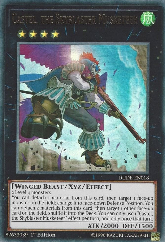 Castel, the Skyblaster Musketeer - Ultra Rare - 1st Edition - DUDE-EN018