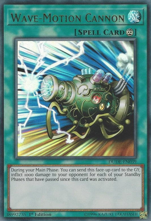 Wave-Motion Cannon (Ultra Rare) - 1st Edition - DUDE-EN039