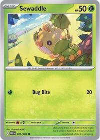 Sewaddle (Poke Ball Pattern) - 001/086