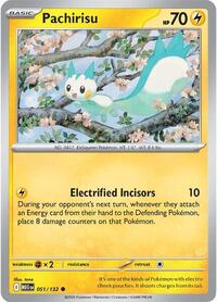 Pachirisu - Reverse Holofoil - 051/132