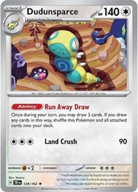 Dudunsparce - Holofoil - 129/162