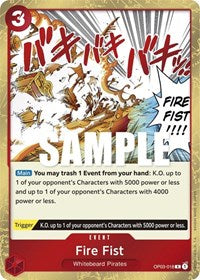 Fire Fist - R - OP03-018