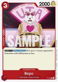 Bepo (One Piece Film Red) - P - P-019