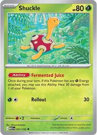 Shuckle - Reverse Holofoil - 011/132