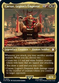 Caesar, Legion's Emperor (Display Commander) - Thick Stock - Foil - 1064