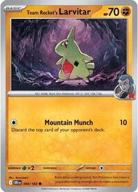 Team Rocket's Larvitar - Reverse Holofoil - 094/182