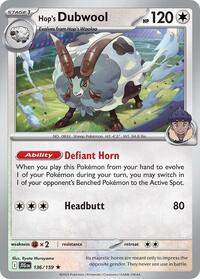 Hop's Dubwool - Holofoil - 136/159