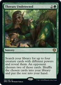 Threats Undetected - Rare - Foil - Pre-Release 185/281