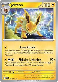 Jolteon - Reverse Holofoil - 029/131