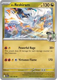 N's Reshiram - Reverse Holofoil - 116/159