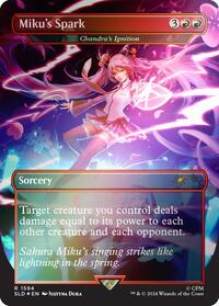 Miku's Spark - Chandra's Ignition - Foil - 1594