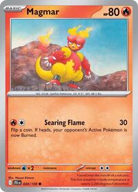 Magmar - Reverse Holofoil - 020/159