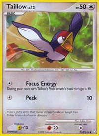Taillow - Reverse Holofoil - 124/146