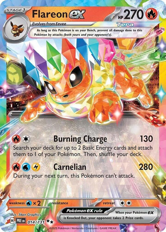 Flareon ex - Foil - 014/131