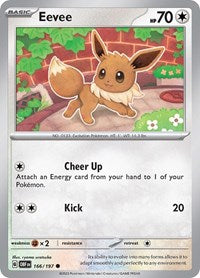 Eevee - Reverse Holofoil - 166/197