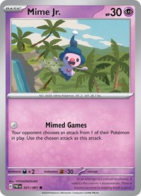 Mime Jr. - Reverse Holofoil - 031/091