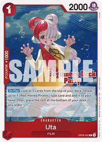 Uta (Beginners Deck Party [ST-23] - [ST-28] Participation Pack) - R - OP09-002
