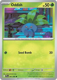 Oddish - Reverse Holofoil - 001/094