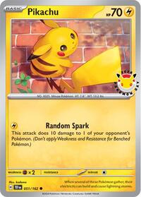 Pikachu (Pokemon Day 2026) - Cosmos Holo - 051/162