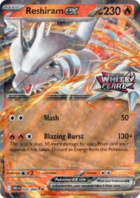 Reshiram ex (White Flare Stamped) - 020/086