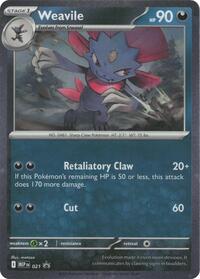 Weavile (Cosmos Holo) - 021