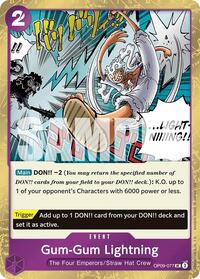 Gum-Gum Lightning (Pirate Foil) - UC - OP09-077