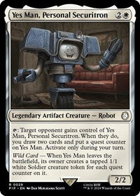 Yes Man, Personal Securitron - Non-Foil - 0029