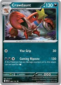 Crawdaunt - Reverse Holofoil - 085/132