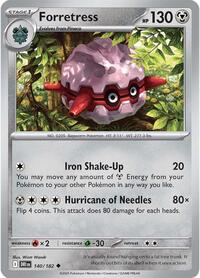 Forretress - Reverse Holofoil - 140/182