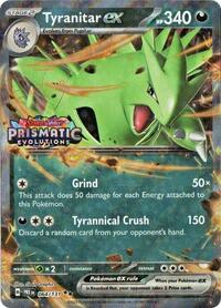 Tyranitar ex (Prismatic Evolutions Stamp) - 064/131