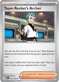 Team Rocket's Archer - Reverse Holofoil - 170/182