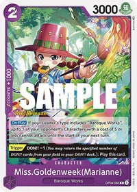Miss.Goldenweek(Marianne) (Pre-Release Stamp) - C - OP04-065