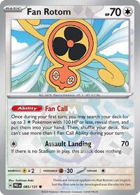 Fan Rotom (Poke Ball Pattern) - Holofoil - 085/131