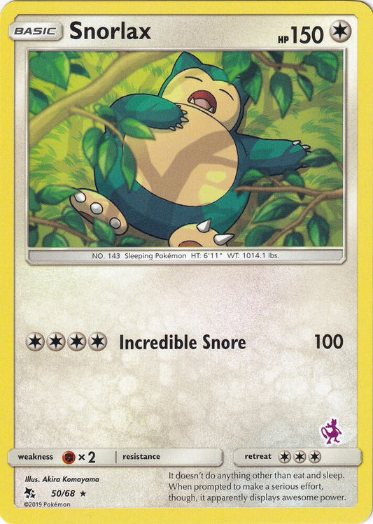 Snorlax - (Mewtwo Stamped) - Battle Academy - 50/68