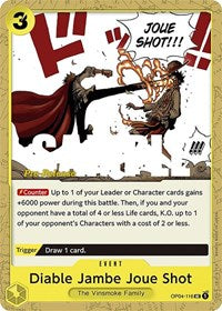 Diable Jambe Joue Shot (Pre-Release Stamp) - UC - OP04-116