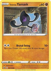 Galarian Yamask - Reverse Holofoil - 082/198
