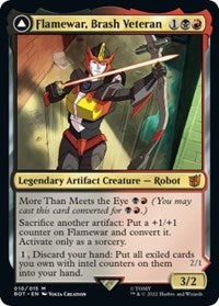Flamewar, Brash Veteran - Foil - 010/015