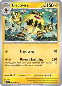 Electivire - Reverse Holofoil - 047/142