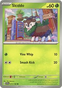 Skiddo - Reverse Holofoil - 011/198