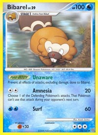 Bibarel - Reverse Holofoil - 32/100