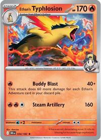 Ethan's Typhlosion - Holofoil - 034/182