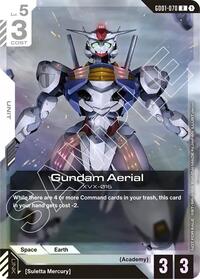 Gundam Aerial (Store Tournament Participant Pack 01) - R - GD01-070