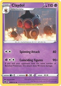 Claydol - Reverse Holofoil - 059/172