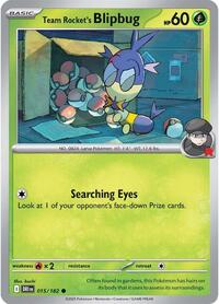 Team Rocket's Blipbug - Reverse Holofoil - 015/182
