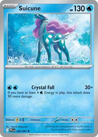 Suicune - Holofoil - 026/094