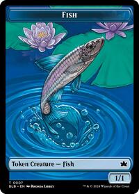 Fish // Tender Wildguide Double-Sided Token - Foil - 0007/0024