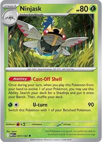Ninjask - Reverse Holofoil - 017/132