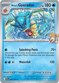 Misty's Gyarados - Reverse Holofoil - 049/182