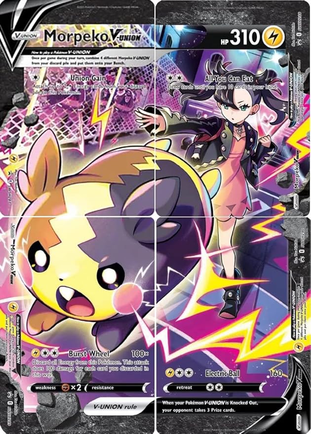 Morpeko V-Union (SWSH287-290) [Set of 4]